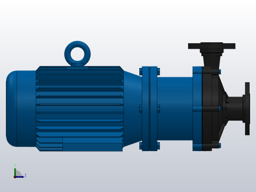 CQF型塑料磁力泵（进口直径35~50）[25CQF-15]左视缩略图