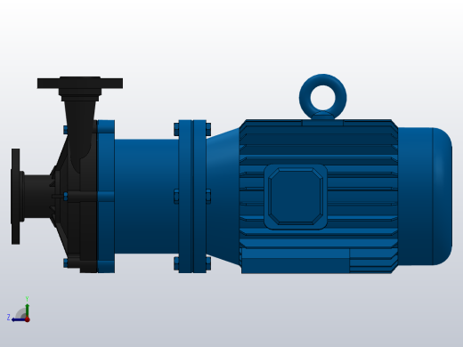 CQF型塑料磁力泵（进口直径35~50）[25CQF-15]右视缩略图