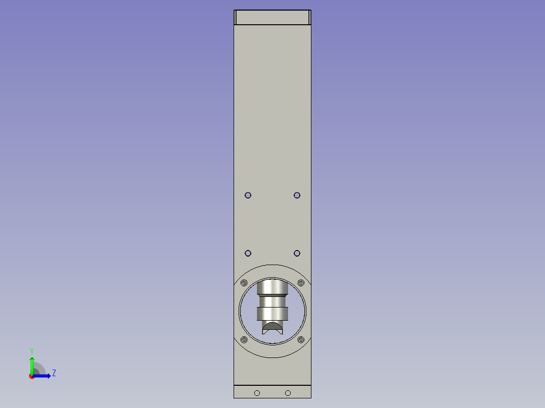 大铝件喷胶装置左视图