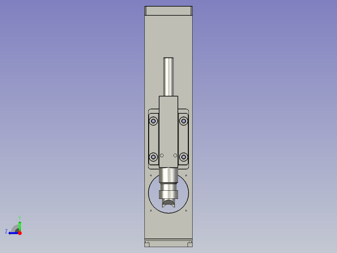 大铝件喷胶装置右视图