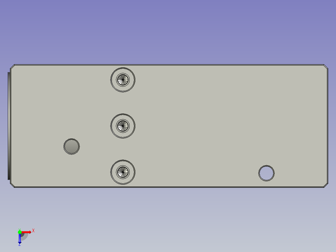 大铝件喷胶装置俯视图