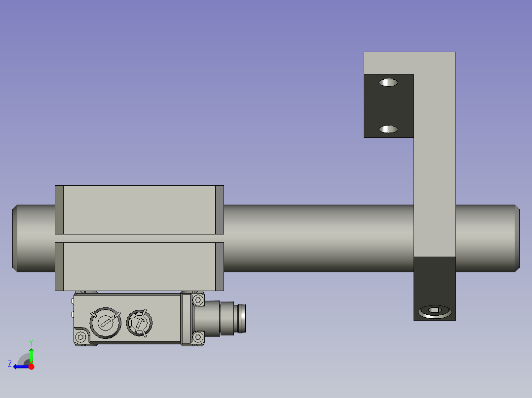 磁通量检测产品有无右视图
