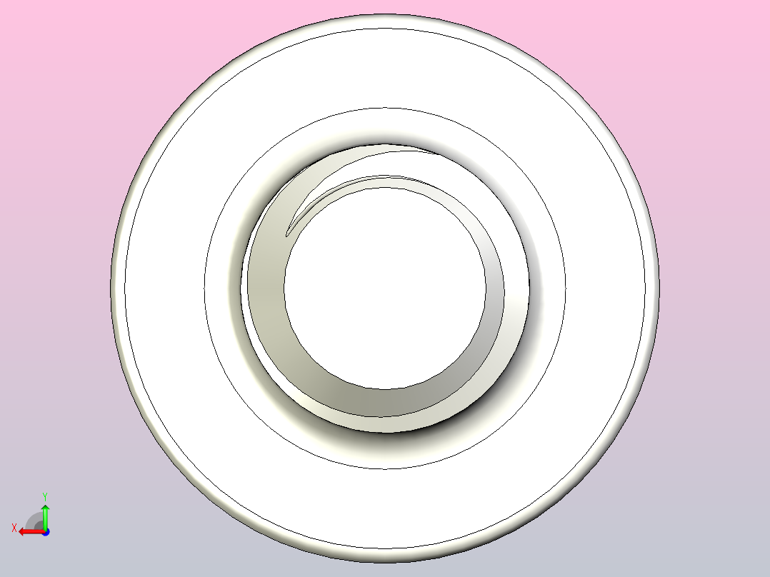 M2x6mm内六角螺钉后视图