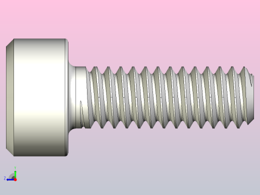 M2x6mm内六角螺钉右视缩略图