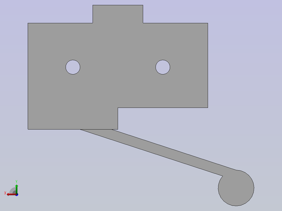 行程开关TM-1703后视图