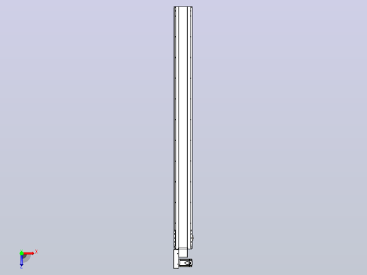 皮带直线轴半封闭可选导轨TPA-HNB-175D-140-L2050-ML-C-P75-N3俯视缩略图