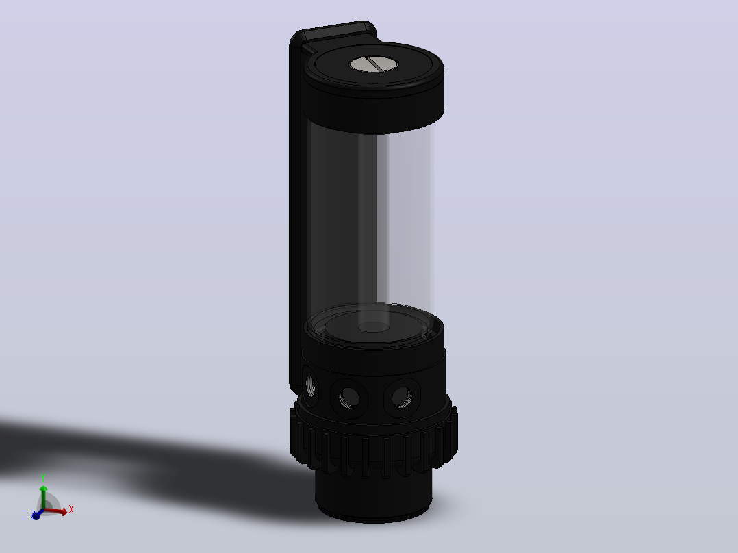 XSPC D5光子170储罐-泵组合8-24伏直流电主视图