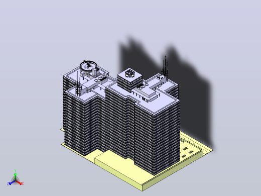 商业中心CATIA设计右视缩略图