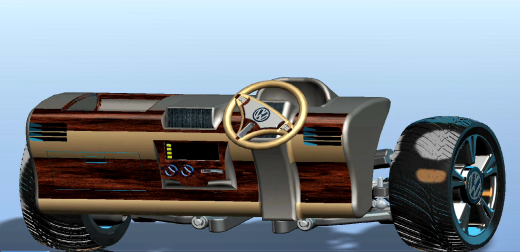 汽车悬挂系统double-wishbone-suspension CREO缩略图