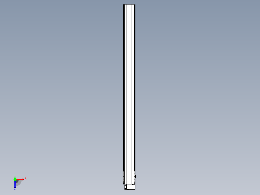 皮带直线轴半封闭可选导轨TPA-HNB-202D-140-L2700-RP-Y-P75-N3俯视缩略图