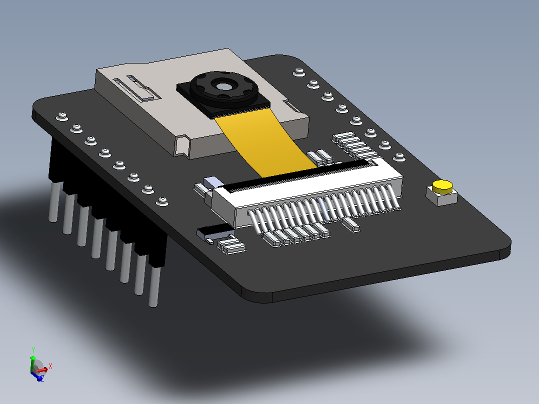 ESP32凸轮模块主视图