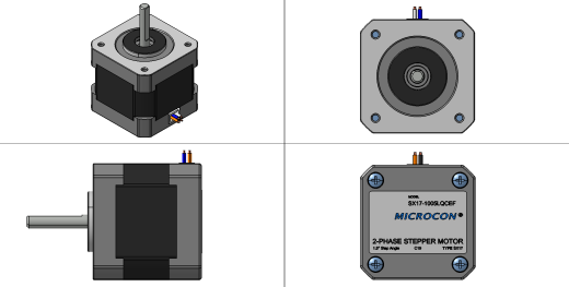 步进电机NEMA 17 MICROCON SX17-1005LQCEF缩略图