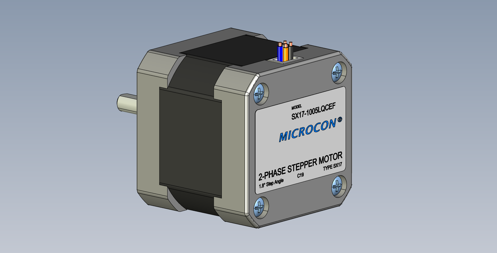 步进电机NEMA 17 MICROCON SX17-1005LQCEF