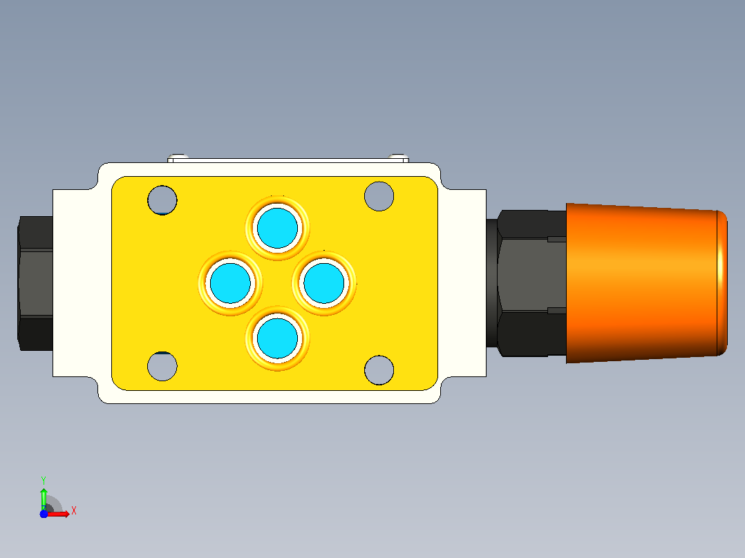 Z2FS6B-2-4XJ-S叠加式单向节流阀前视图