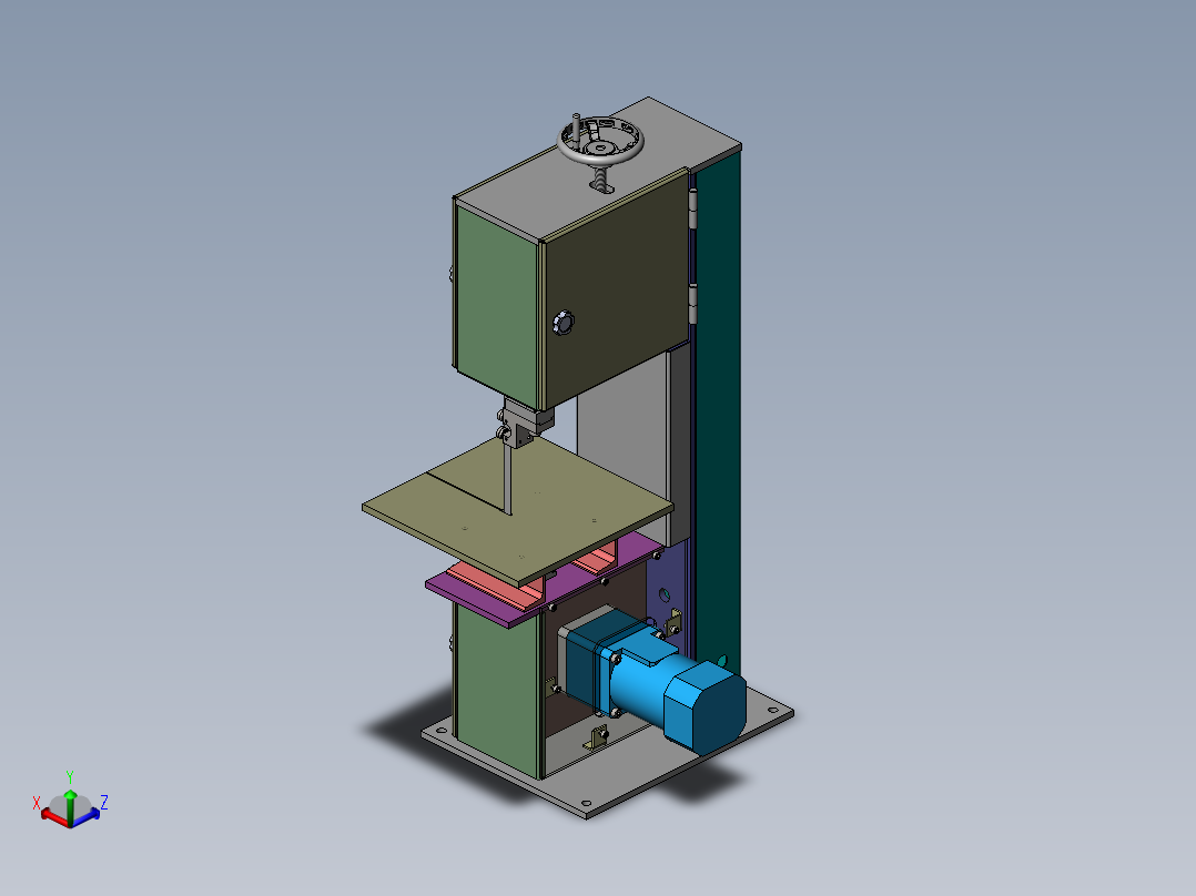立式带锯床sw12可编辑