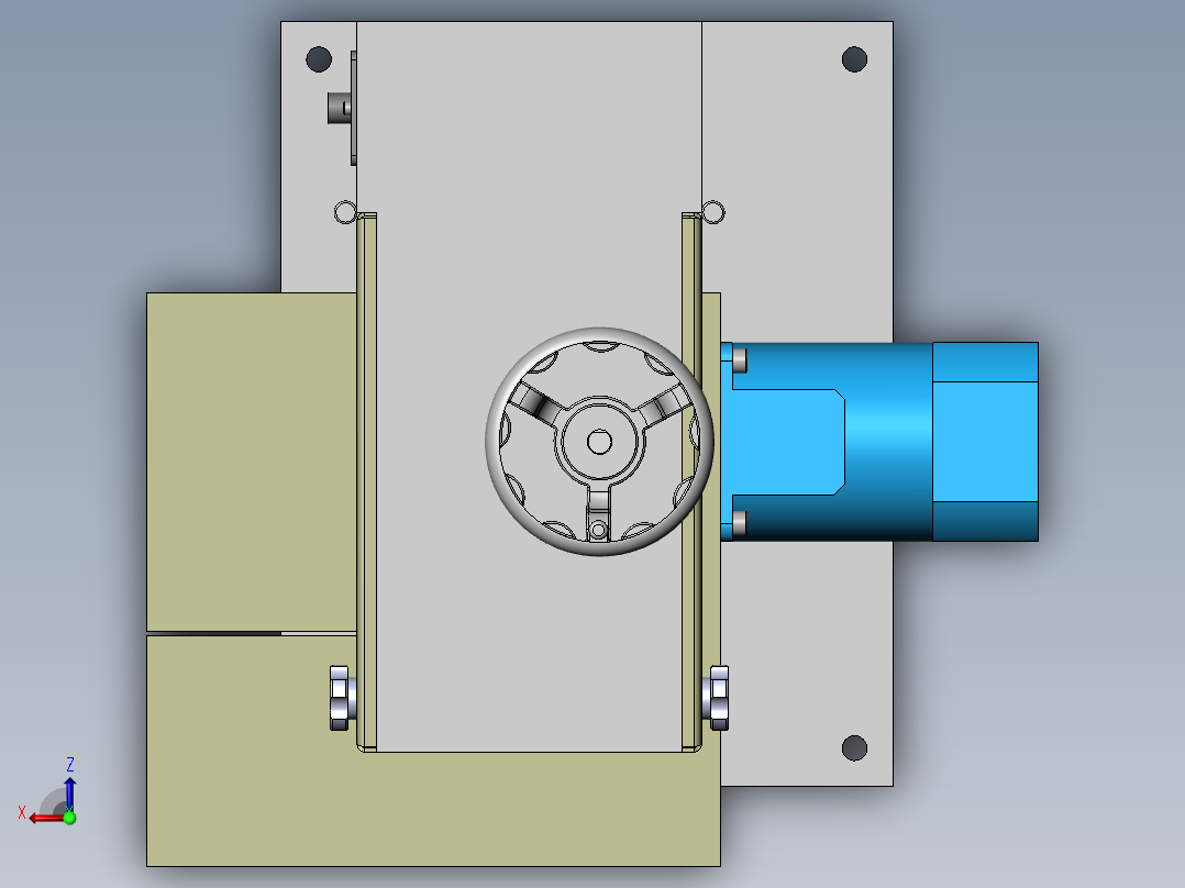 立式带锯床sw12可编辑俯视图