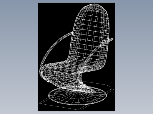 室内家具和灯具等的模型十四-J-CH23