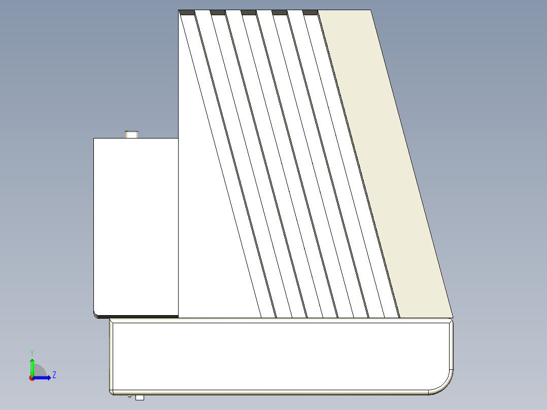 3d电视模型左视图