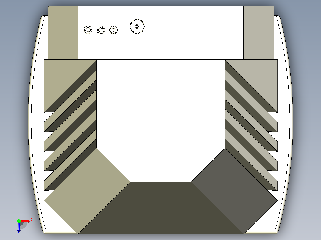 3d电视模型俯视图