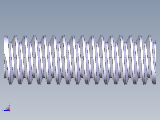 蜗杆右视缩略图