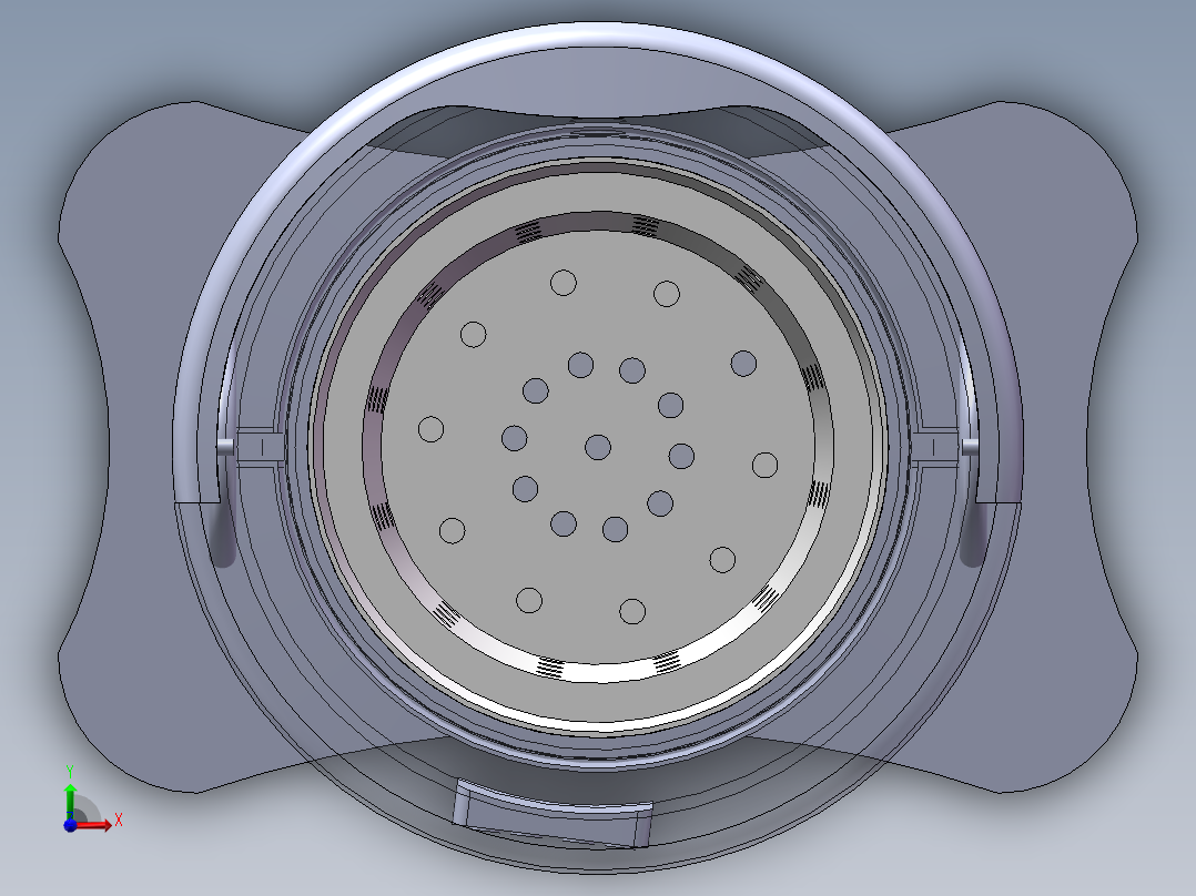 小型洗衣机前视图
