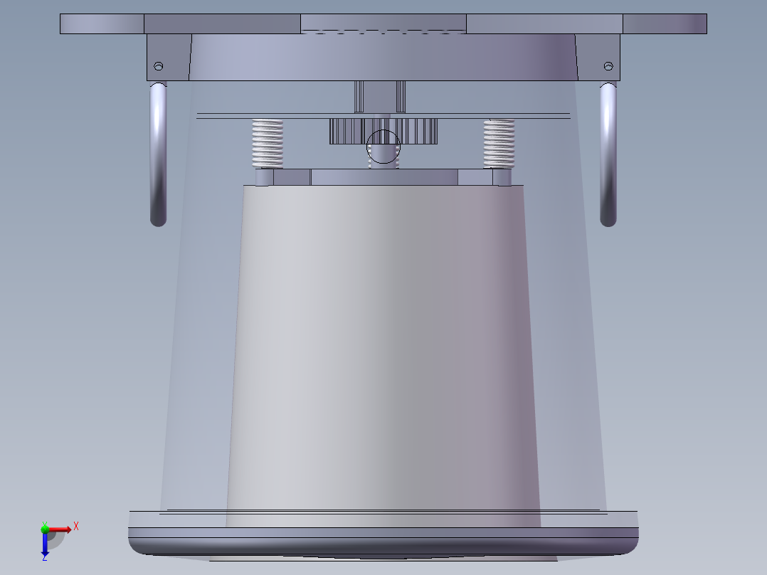 小型洗衣机俯视图