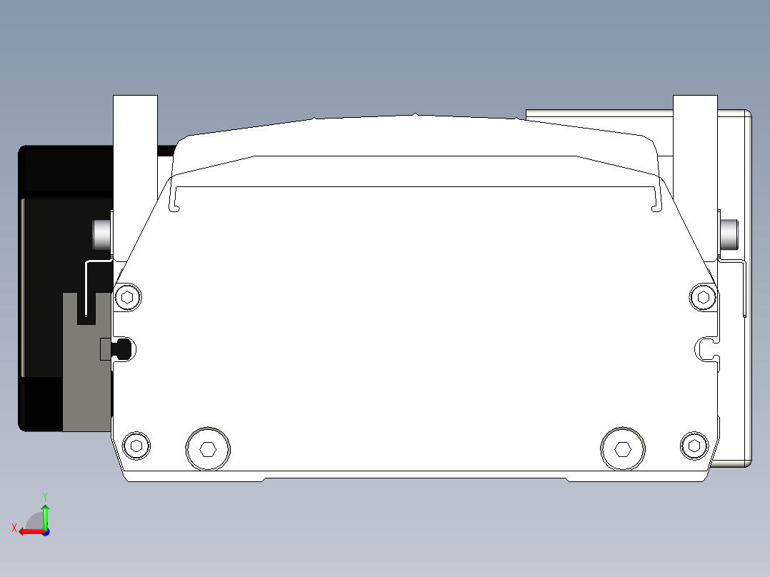 Toyo东佑达直线模组-ETB17M-L40-2500-L-M75后视图
