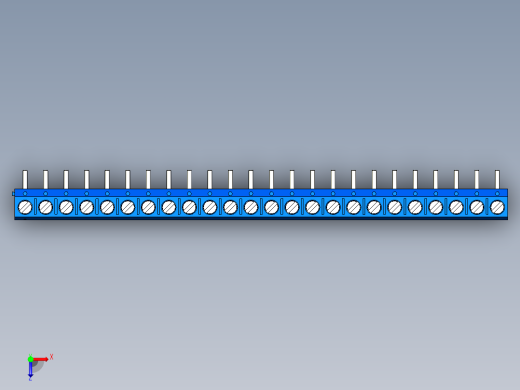 DEGSON DG301 系列 5.0mm 接线端子-DG301R-5.0-24P-12-00AH俯视缩略图