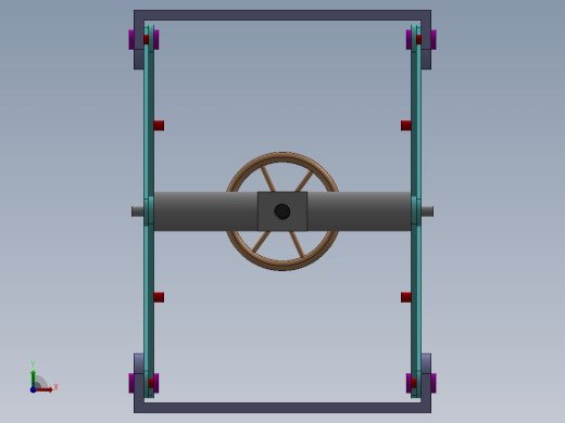 手动剪叉式升降平台前视缩略图