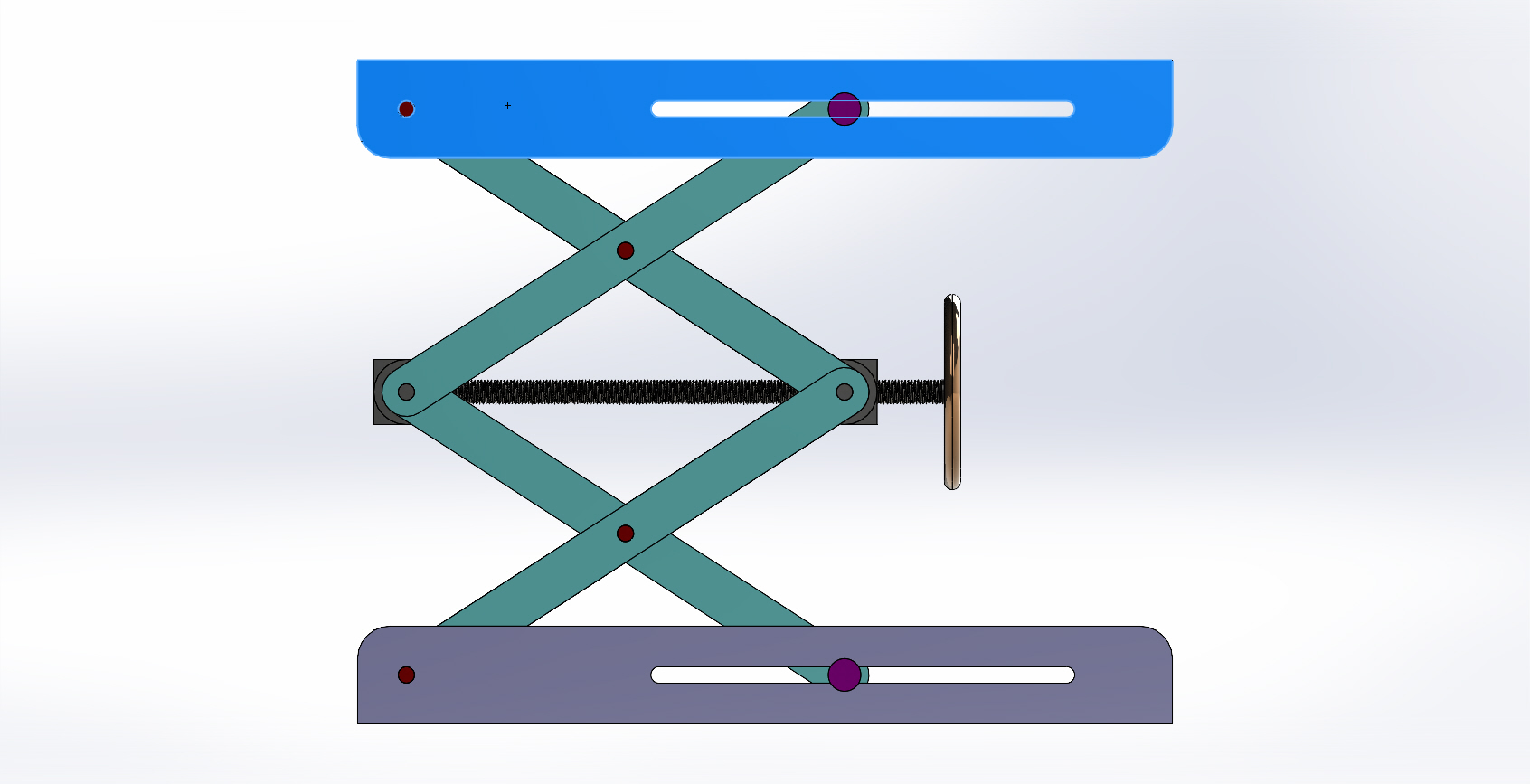 手动剪叉式升降平台