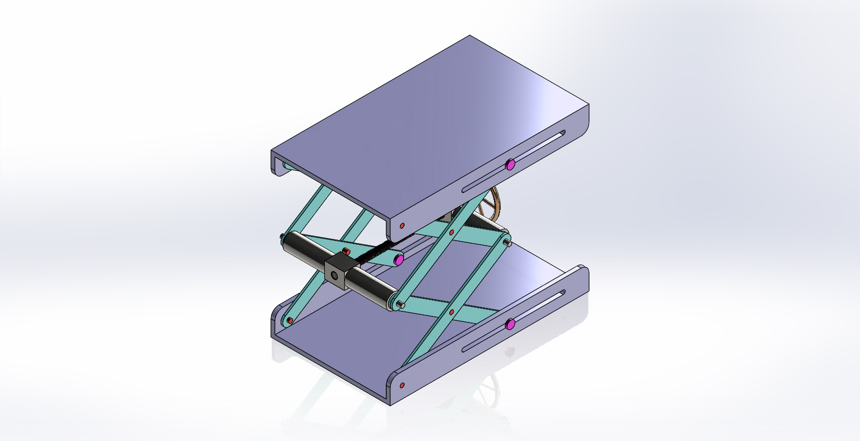 手动剪叉式升降平台