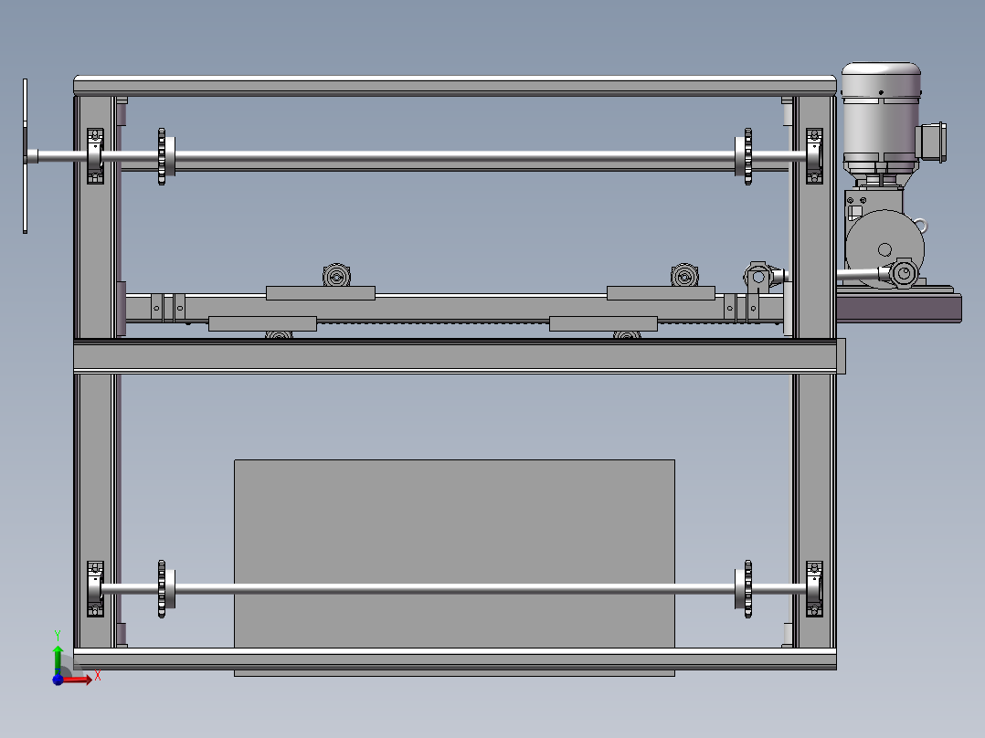128大型数控切割机床前视图