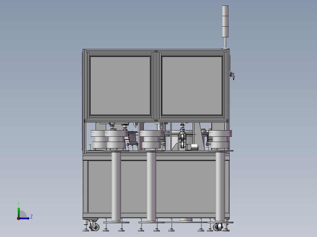 灯头装配机总装左视图