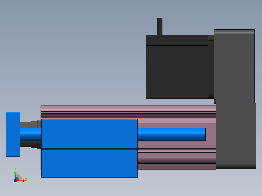 电动缸MTC32-P-S57-R前视图