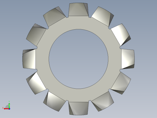 EXTERNAL TOOTH LOCK WASHER for M5 SCREW.STEP后视缩略图