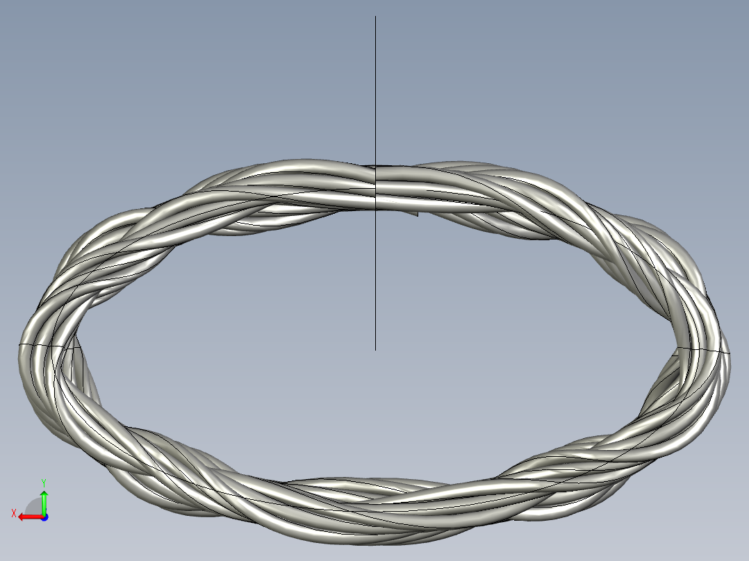 内部电缆后视图