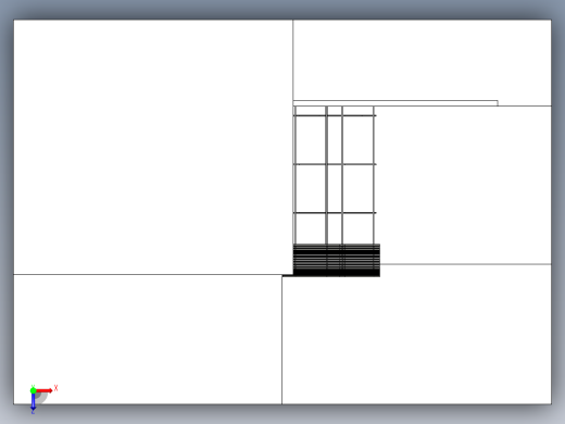 带有悬臂架的简易屋顶俯视缩略图