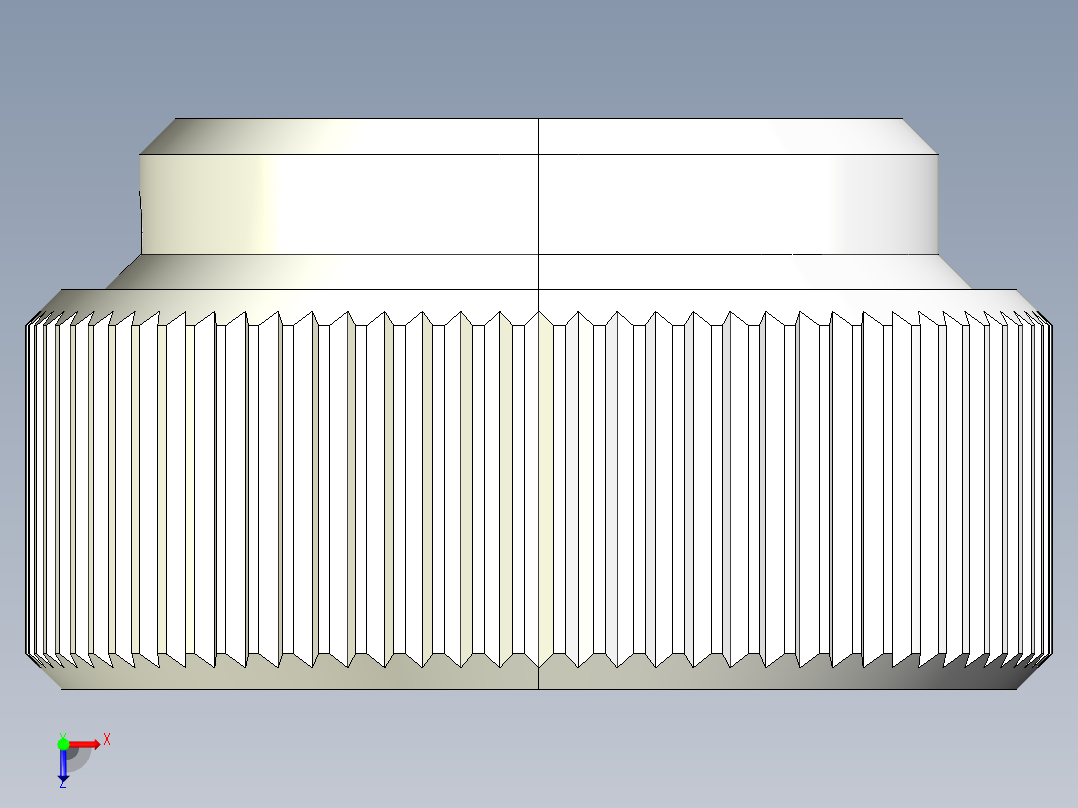 把手(鋼材)(A)2448-3D多系列多零件图纸模型俯视图