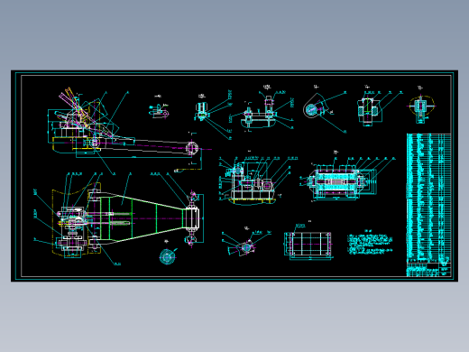 JS053-火车车厢用推车机设计