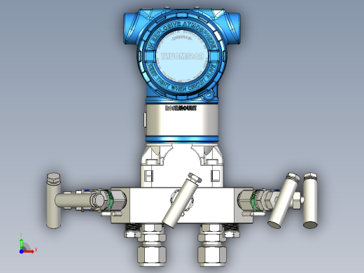 Rosemount罗斯蒙特差压变送器3051,配有罗斯蒙特5阀歧管(0305RC62B11B4L4)前视缩略图