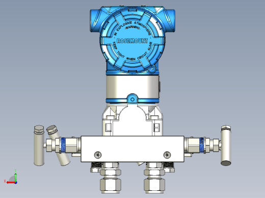 Rosemount罗斯蒙特差压变送器3051,配有罗斯蒙特5阀歧管(0305RC62B11B4L4)后视缩略图