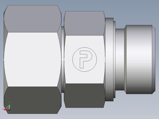 卡套式工业通用硬管接头EO_Swivel_connector_EGE20SREDCF后视缩略图