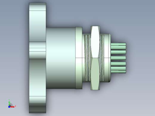 航空插头(6)前视缩略图