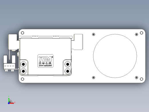 TPA-KNR-60E-1205C-L600A1-MR-P40-N3线性模块铝制底座前视缩略图