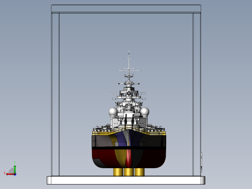 俾斯麦号战列舰后视缩略图