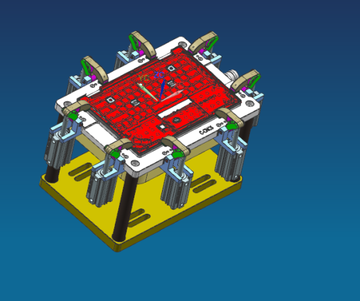 电脑外壳精铣内腔治具模型缩略图