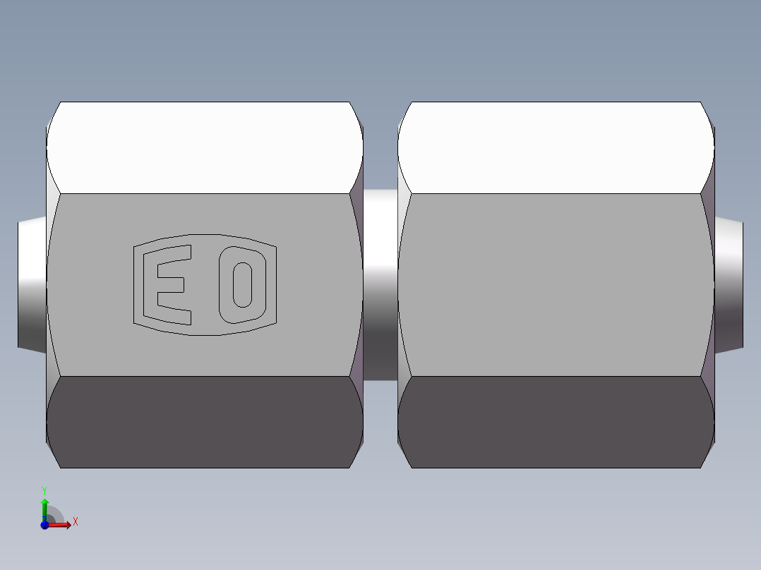 3C+3D 组合接头、3C-12前视图