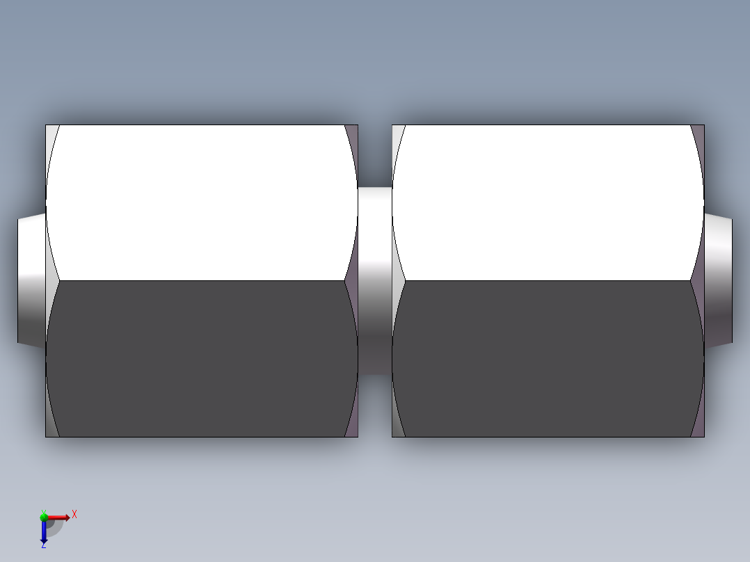 3C+3D 组合接头、3C-12俯视图