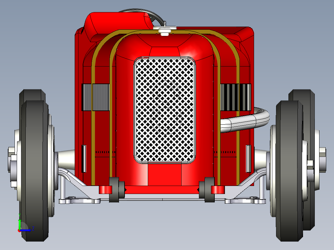 B3003415-阿尔法·罗密欧 P2 (1924)汽车左视图