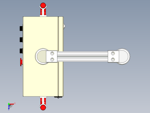 电气摇臂操作面板俯视缩略图